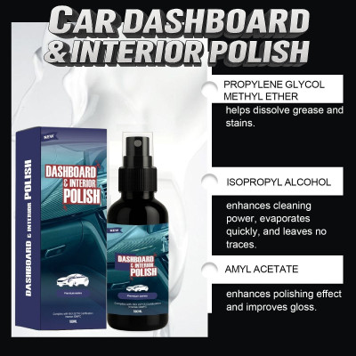 CARGLOWSHINE Liquid Car Polish for Dashboard, Leather(100 ml, Pack of 1)