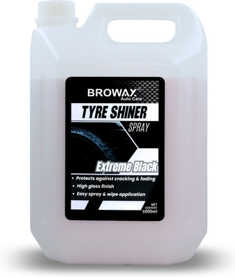 BROWAX Liquid Car Polish for Tyres, Bumper(5 L, Pack of 1)