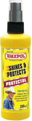 waxpol Liquid Car Polish for Bumper, Chrome Accent, Dashboard, Exterior, Leather, Metal Parts(200 ml, Pack of 1)