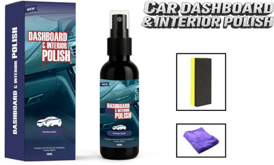 CarLu Liquid Car Polish for Dashboard, Leather, Bumper(100 ml, Pack of 1)