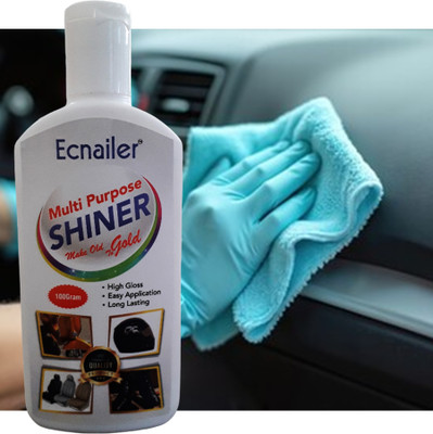 Ecnailer Paste Car Polish for Bumper, Chrome Accent, Dashboard, Exterior, Headlight, Leather, Metal Parts, Tyres(100 g, Pack of 1)