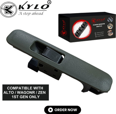 KYLO Main Power Window Switch Alto Wagon R Left with Black Finish Car Power Window Switch