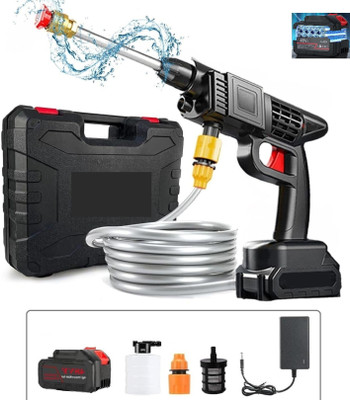 CleanCraft Cordless MultiPurpose Car Pressure Washer Gun Spray, Ultra High Pressure Machine Spray Gun