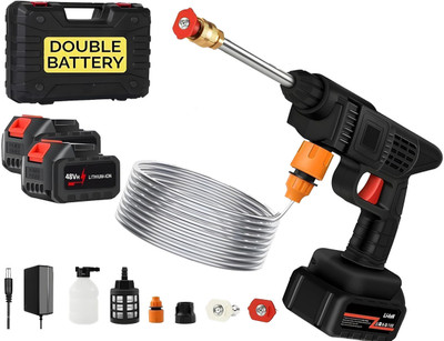 JALIYA Double Battery Wireless High Pressure Car Washer&Car Cleaning Spray Gun