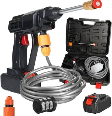 AQUABUCKET High Pressure Car Washer Pump,18V Portable Rechargeable Cordless Water Spray Gun Pressure Washer
