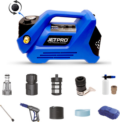 Jetpro High Pressure Car Washer Machine 2200W, 150 Bar, Adjustable Pressure Control Pressure Washer