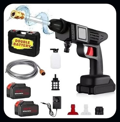 Yogmaan CORDLESS WATER PRESSURE GUN DOUBLE BETTERY-1-A Pressure Washer