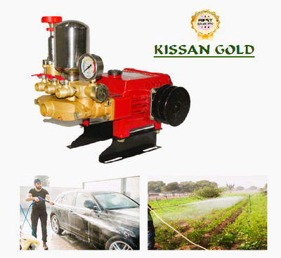 KISSAN GOLD Power Spray Pump In 3 Piston System For Agriculture And Gardening 0 L Hose-end Sprayer(Pack of 1)