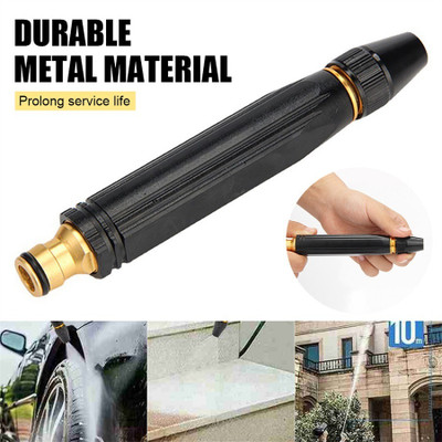 AMEEDARSHAN Aluminum Alloy Adjustable Nozzle Garden Water Gun for Car Window Cleaning Spray Gun