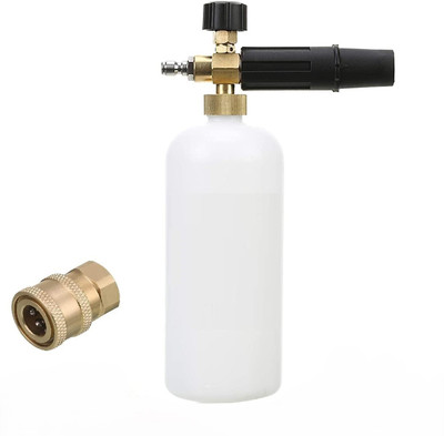AMMK POWER TOOLS Adjustable Car Wash Foam Bottle Snow Jet Wash with Connector High Washer for Car Spray Gun