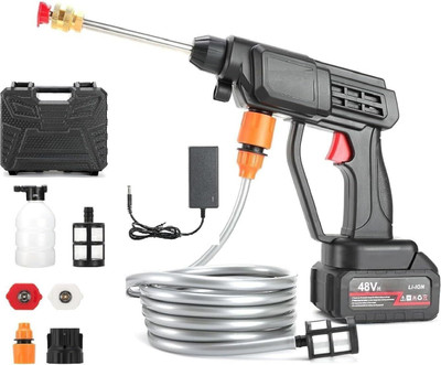 LUXORIO Cordless 48V Portable Pressure Washer with Rechargeable Battery Pressure Washer