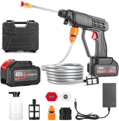 GEBLY Wireless High Pressure Washer for Car Washing 48V Rechargeable Electric Spray Gun