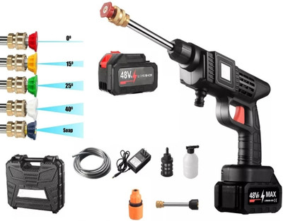 Windwarrir Cordless Water Sprayer Car Washer High Pressure Washer Set with Accessories Pressure Washer