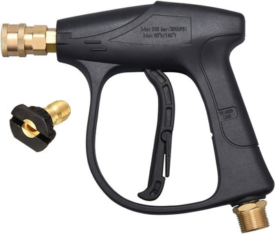 EPITECH MART Heavy Duty Spray Gun with Black 65 Degree nozzle and 1/4 Quick connector Spray Gun