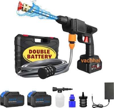 Vachhal Car Washer High Pressure Gun 2betri Cordless Portable Wireless Pressure Washer