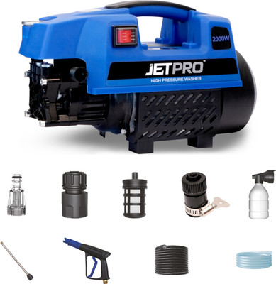 Jetpro High Pressure Car Washer Machine 2000W, Pressure 130 Bar, 8M Outlet Hose Pipe Pressure Washer