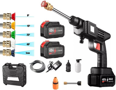 Rexmon Double Battery Portable Pressure Washer Gun with 5 tips Pressure Washer