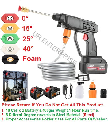 KINGFORU Portable Gun with 2 rechargeable batteries Pressure Washer