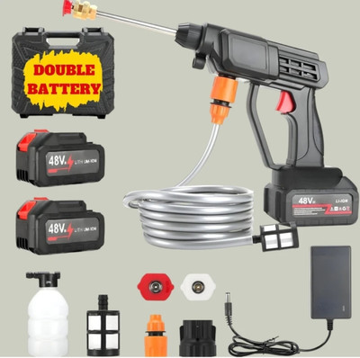 parth Rechargeable Electric Portable High Pressure 2*Battery Pressure Water Gun Pressure Washer