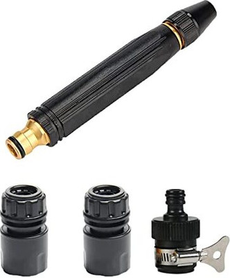 Coozico High Pressure Washing Water Gun,Nozzle Kit with 3 Pcs PVC Hose Quick Connector Pressure Washer