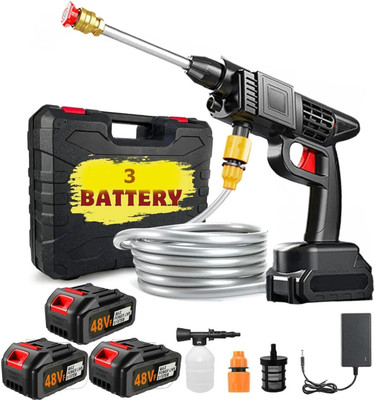 Cathiya sales Handheld Electric Water Gun ,Portable Gun with 3 Rechargeable Batteries Pressure Washer