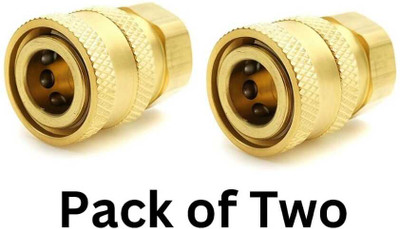 Chetson Pressure Washer BrassQuick Connect 1/4 Inch for foam gun/nozzle set (pack of 2) Pressure Washer