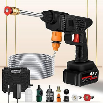 Sontox Cordless Portable Wireless Pressure Washer Gun 48V (1 batri) Spray Gun