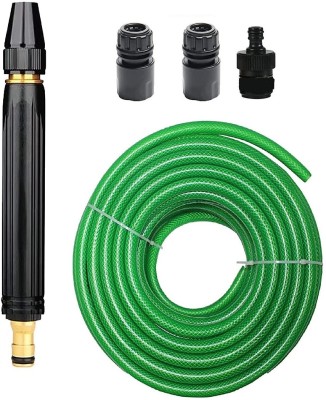 HVG TRADERS 10 METER HOSE PIPE ½’’ INCH WITH Water Spray Gun Hose Nozzles Pipe For Gardening 0 L Backpack Sprayer(Pack of 1)