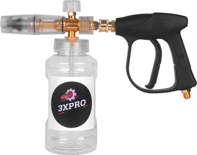 3xpro Advanced Transparent Adjustable Foam Cannon Gun for Dense Clinging Foam | Spray Gun