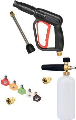 Digital Craft Pressure Washer Gun,Snow Foam Lance Gun + QRC ,5Pc Nozzel Set + QRC Connector Spray Gun