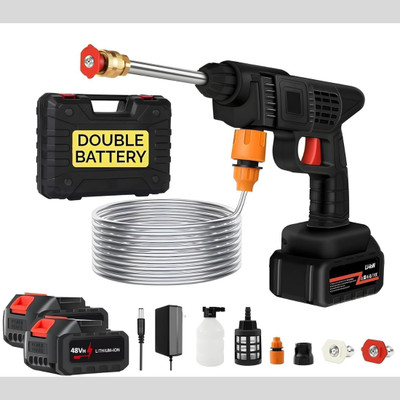 BHAVSHATRI Cordless 48V Wireless High Pressure Car Washer Gun cordless-A Pressure Washer