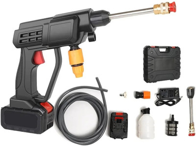 Jemply Cordless High Pressure Car Washer, 48V Car Spray Water Gun Maximum Distance Pressure Washer