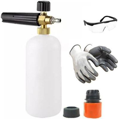 TOOLBUX 1L Universal Snow Foam Gun Washer Kit Jet Cannon Gun Soap Lance Spray 1/4 Spray Gun