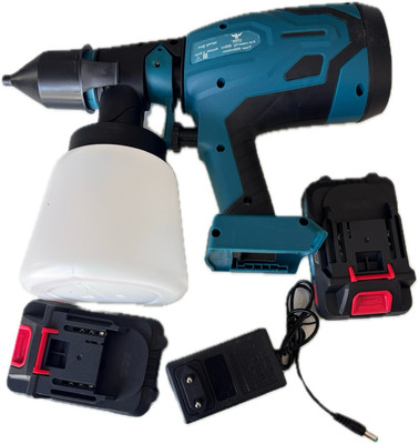 Shiv Enterprise XTREME Cordless Spray Gun 120DIN-s Cordless Spray Gun Airless Sprayer (Blue XTM-CSG800N Air Assisted Sprayer(Blue)