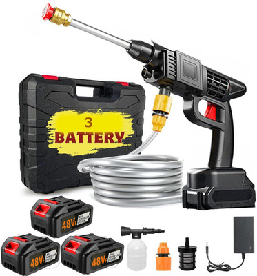 Jemply Handheld Electric Water Gun ,Portable Gun with 3 Rechargeable Batteries Pressure Washer