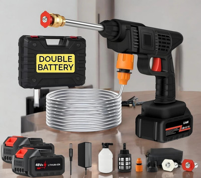 Airovia Cordless Portable Pressure Washer 48V 12000mAh | Gun with Foam | Double Battery| Pressure Washer