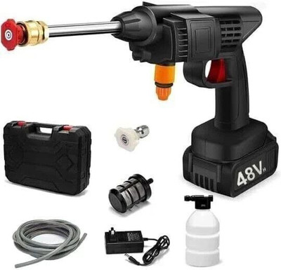 EASYCART Pressure Washer Battery Machine 48V Li-ion Solar Panel Cleaning Car washing Spray Gun