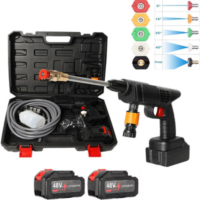 KINGFORU Cordless 48V Electric High Pressure Car Washer Pressure Washer