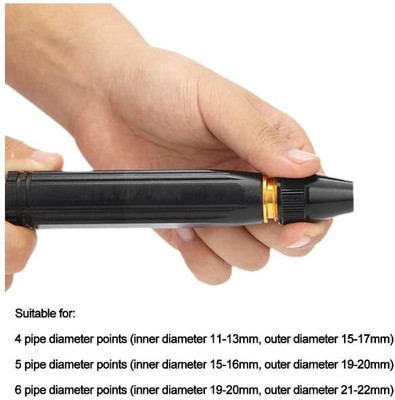 GVJ TRADERS High Pressure Washing Water Gun, Black High Pressure Nozzle Pressure Washer