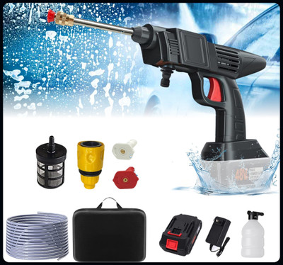 KINGFORU High Pressure Car Washer 48V Cordless Powerful Washer Gun with Foam Sprayer-A Pressure Washer