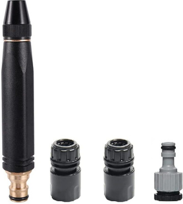 SKYVOKES Quick 3 pcs Connector, High Pressure Nozzle Spray Water Gun 0 L Hose-end Sprayer(Pack of 1)