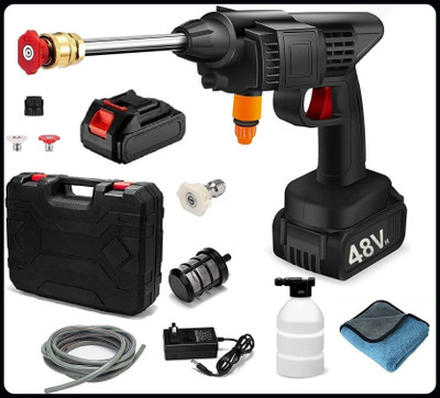Yogmaan 48V Electric Car Pressure Washer Gun Wireless High Pressure Water-A Spray Gun