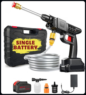 BHAVSHATRI Cordless Battery Powered Car Washer high Pressure-A Spray Gun