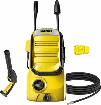 Karcher K2 Compact EU High Pressure Washer 110 Bar,1400W,360L/Hr Flow Rate&4m Hose Pipe Pressure Washer