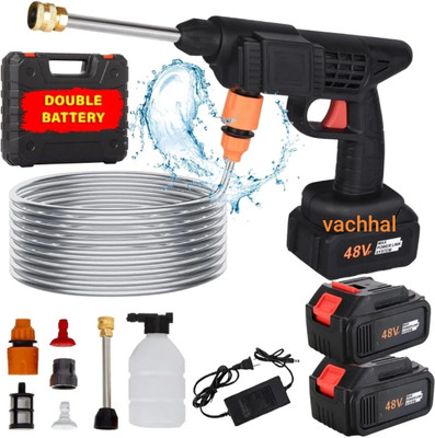 Vachhal Pressure Gun - Car Washing 48V Rechargeable Electric Pressure Washer Gun [2 B] Pressure Washer