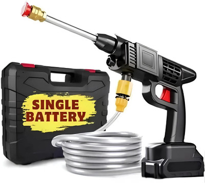 KINGFORU A-1309 Single Battery High Pressure Washer for Car, Bike & Gardening Pressure Washer