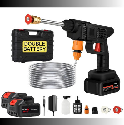 BHAVSHATRI 48V Portable Pressure Washer with 2 Batteries for Car wash & home cleaningNXY Pressure Washer