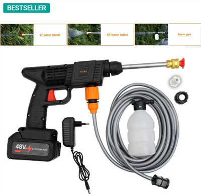 Karman Pressure Washer Battery Machine 48V Li-ion Solar Panel Cleaning & Car washing Spray Gun