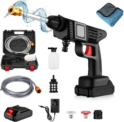 KINGFORU 48W Wireless High Pressure Washer Water Spray Gun for Car Wash Bike Cleaning Pressure Washer