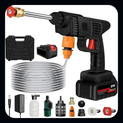 KINGFORU Cordless Portable Pressure Washer Gun 48V 12000mah High Pressure Water Gun|-A Pressure Washer
